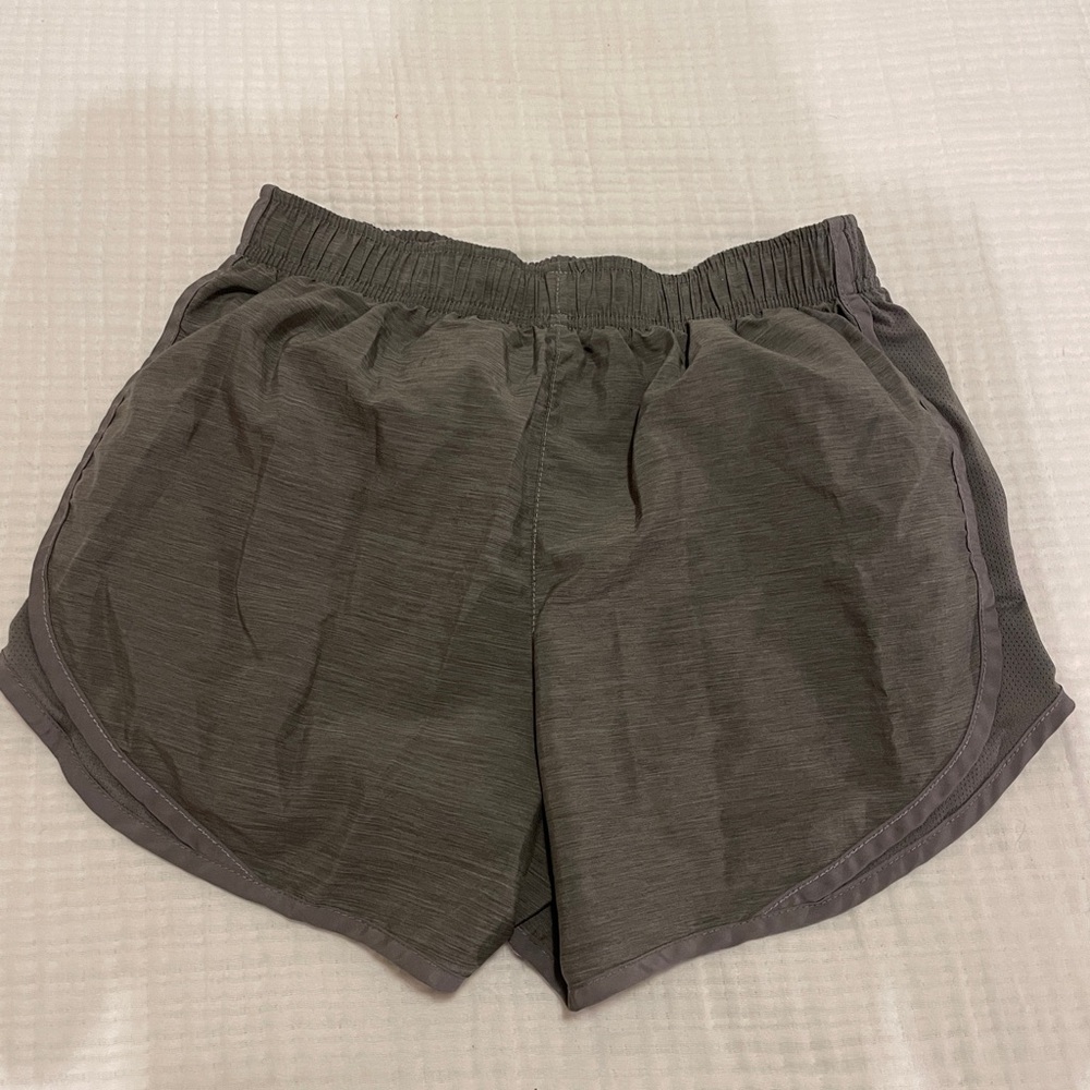 Nike Women's Charcoal Athletic Shorts - Picture 2 of 3